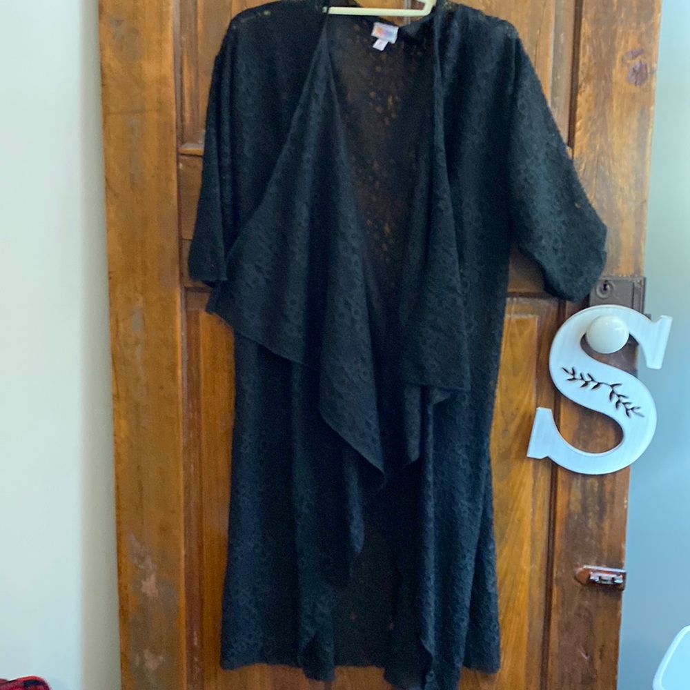 Lace long jacket
